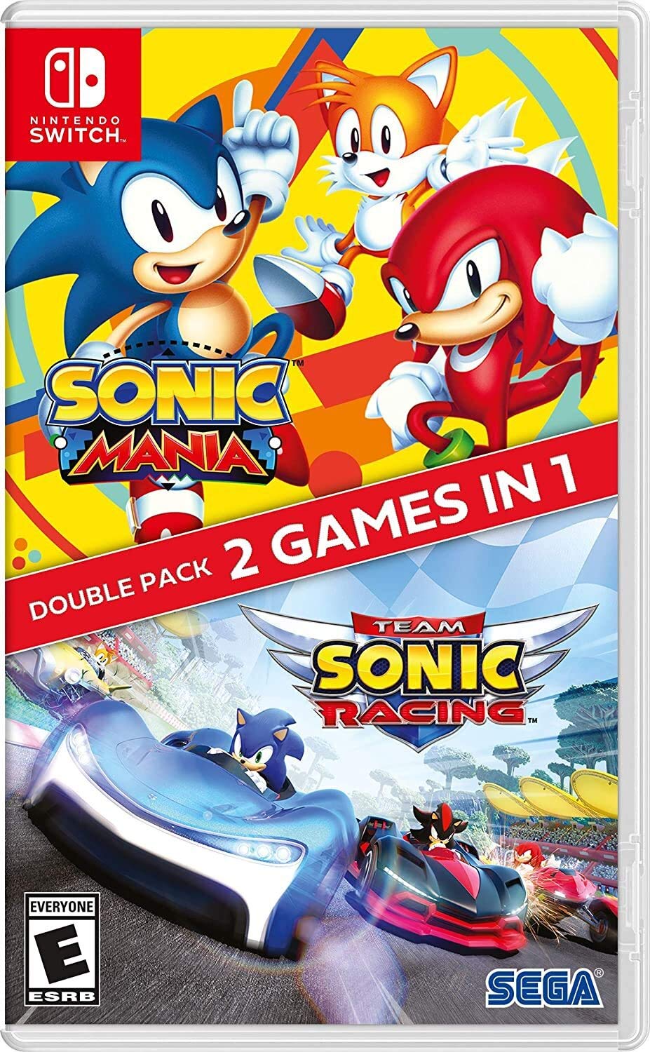 Version 1.0.0 Sonic Mania + Team Sonic Racing Double Pack - Bundle Edition - Nintendo Switch - Image 1