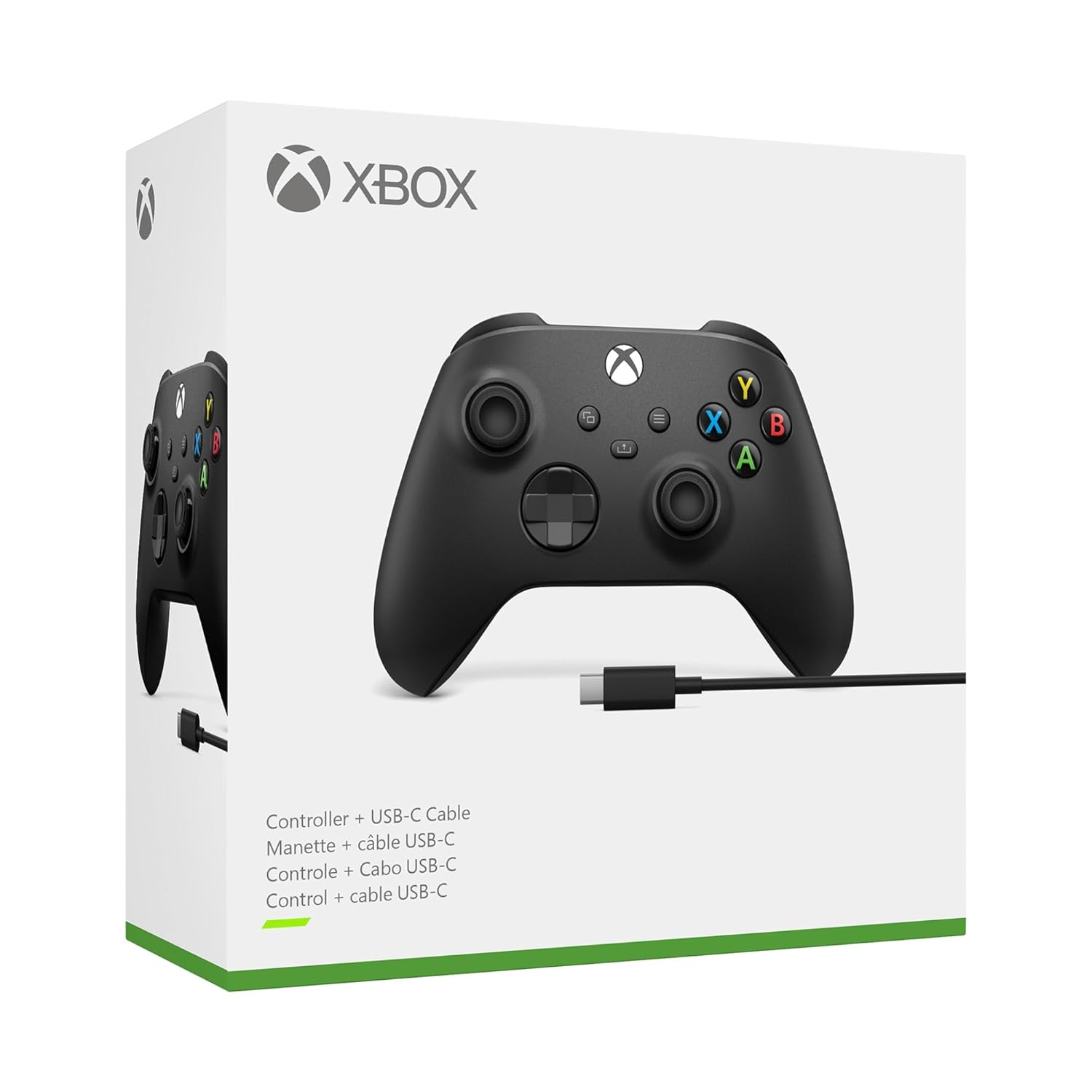 61CypjYVJ2L._SL1500_ Control Xbox Inalambrico r + USB-C Cable – Carbon Black - Image 1