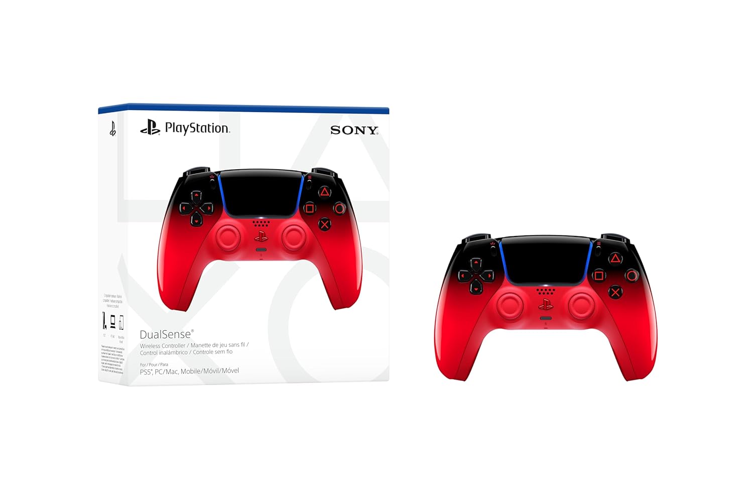 61iU3hKch5L._SL1500_ Control Inalambrico PlayStation 5 – Techno Red - Image 1