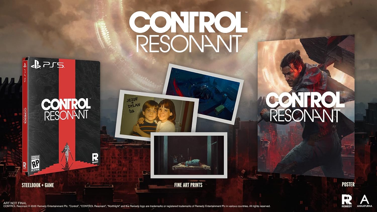 71FWyX0BI0L._SL1500_ CONTROL Resonant Steelbook Edition - PlayStation 5 - Image 1