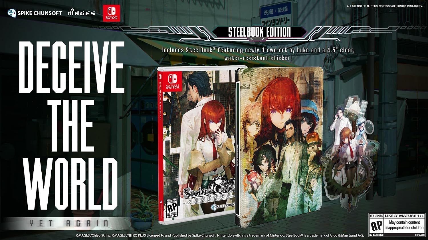 81HBLZcoX8L._SL1500_ STEINS;GATE RE:BOOT Steelbook Edition - Nintendo Switch - Image 1