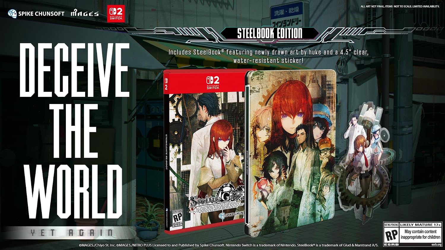 81IYZs6VbeL._SL1500_ TEINS;GATE RE:BOOT Steelbook Edition - Nintendo Switch 2 - Image 1
