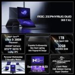 Laptop ASUS ROG Zephyrus Duo 16 i9 RTX5070Ti 32GBRAM 1TBSSD - Image 3